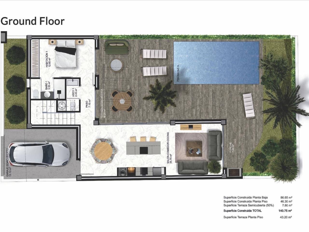 3 chambre Villa/Maison à vendre à Heredades - 399 000 € (Ref: 7884112)