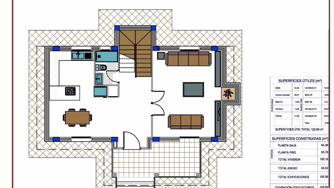 4 bedroom Villa for sale in Pinoso with pool - € 375,000 (Ref: 7971090)