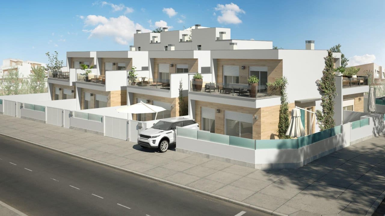 3 bedroom Villa for sale in San Pedro del Pinatar with pool - € 389,000 (Ref: 7977920)