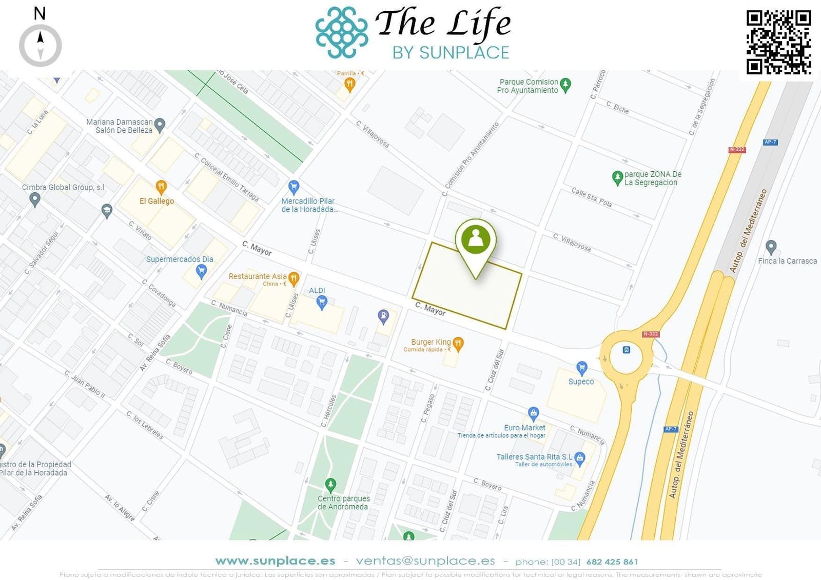 2 bedroom Apartment for sale in Pilar de la Horadada with pool - € 319,000 (Ref: 8515152)