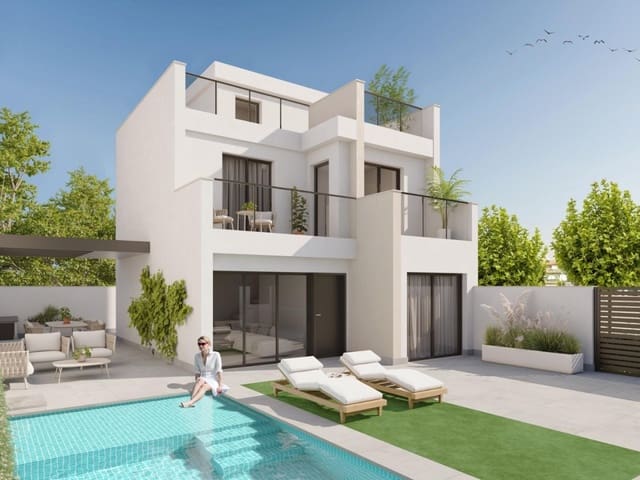 3 quarto Moradia para venda em Los Narejos - Punta Calera, Los Alcázares com piscina garagem - 659 000 € (Ref: 8515205)