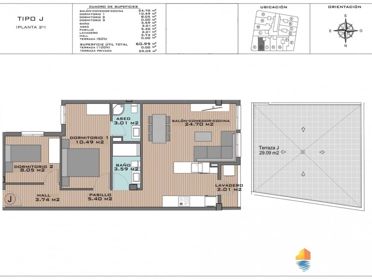 2 chambre Appartement à vendre à Algorfa avec piscine - 189 000 € (Ref: 8515239)