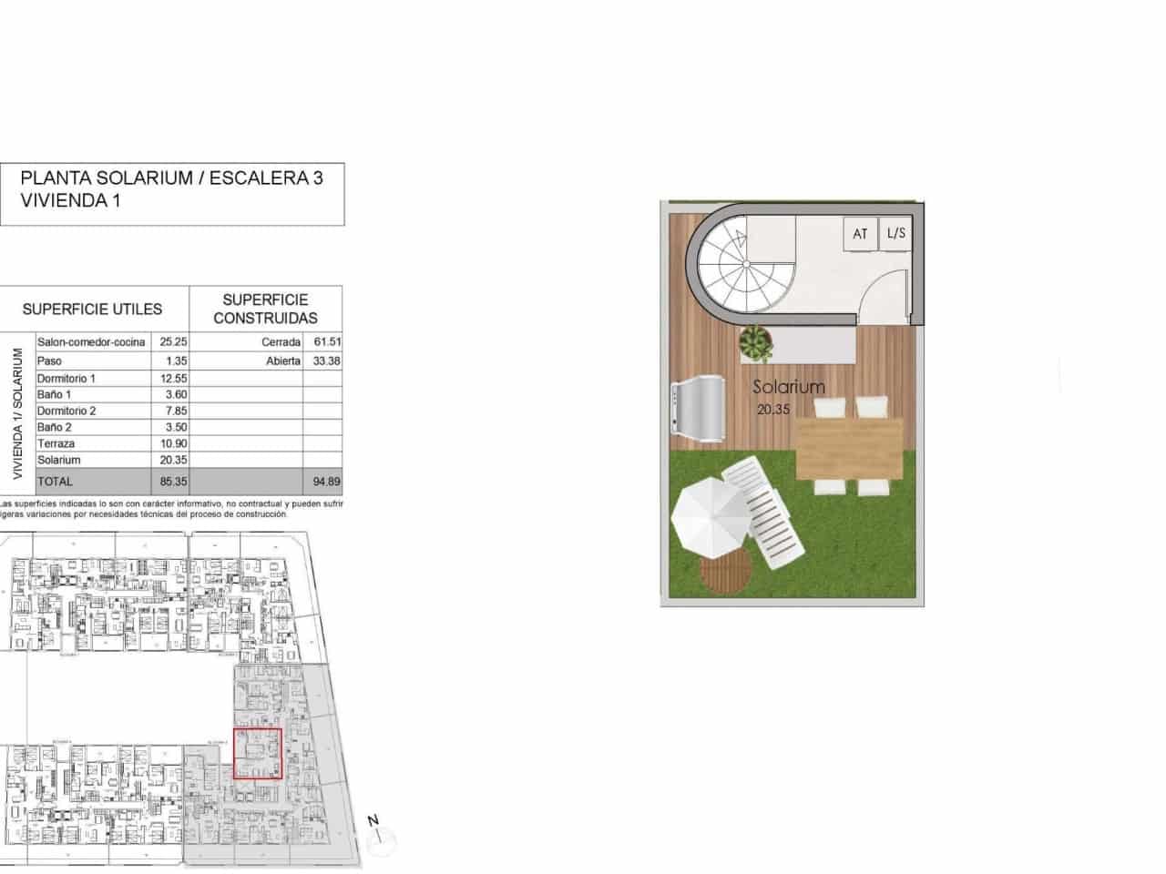 2 sovrum Lägenhet till salu i Santa Pola med pool - 313 000 € (Ref: 8515387)