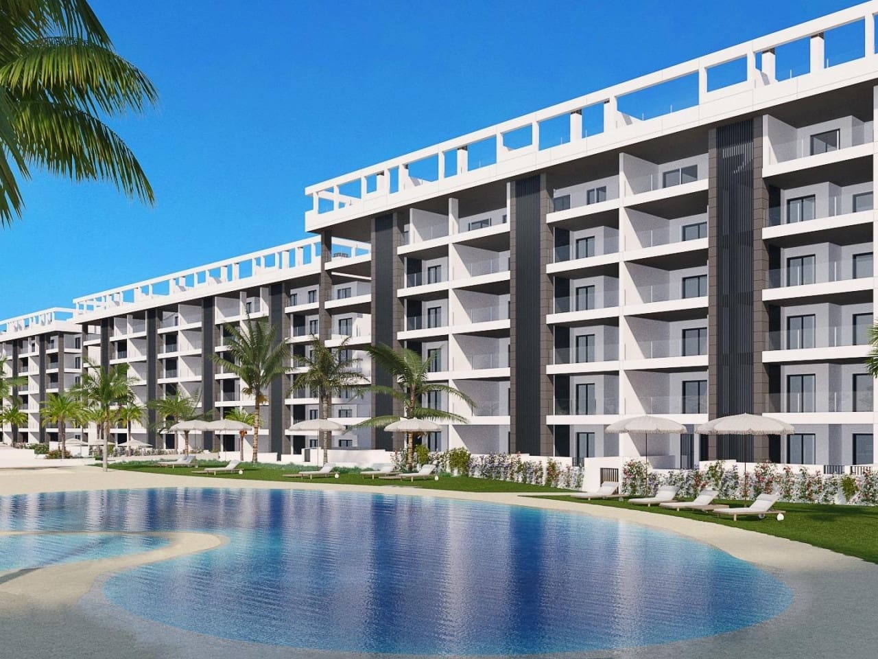 Apartamento de 3 habitaciones en Torrevieja en venta con piscina - 540.000 € (Ref: 8515418)