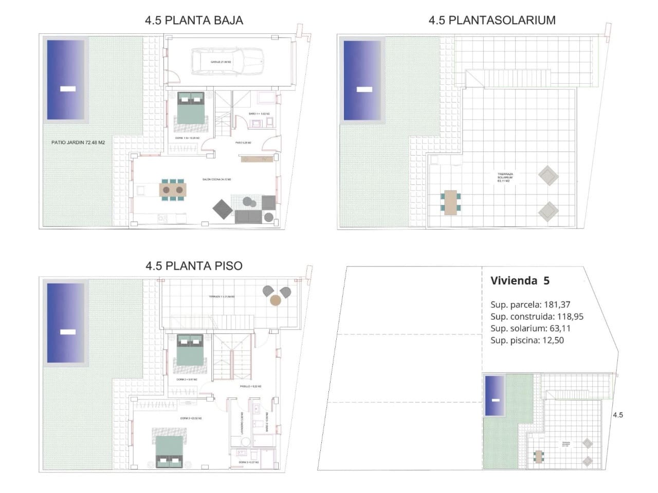 3 slaapkamer Villa te koop in Los Belones met zwembad - € 355.000 (Ref: 8515429)