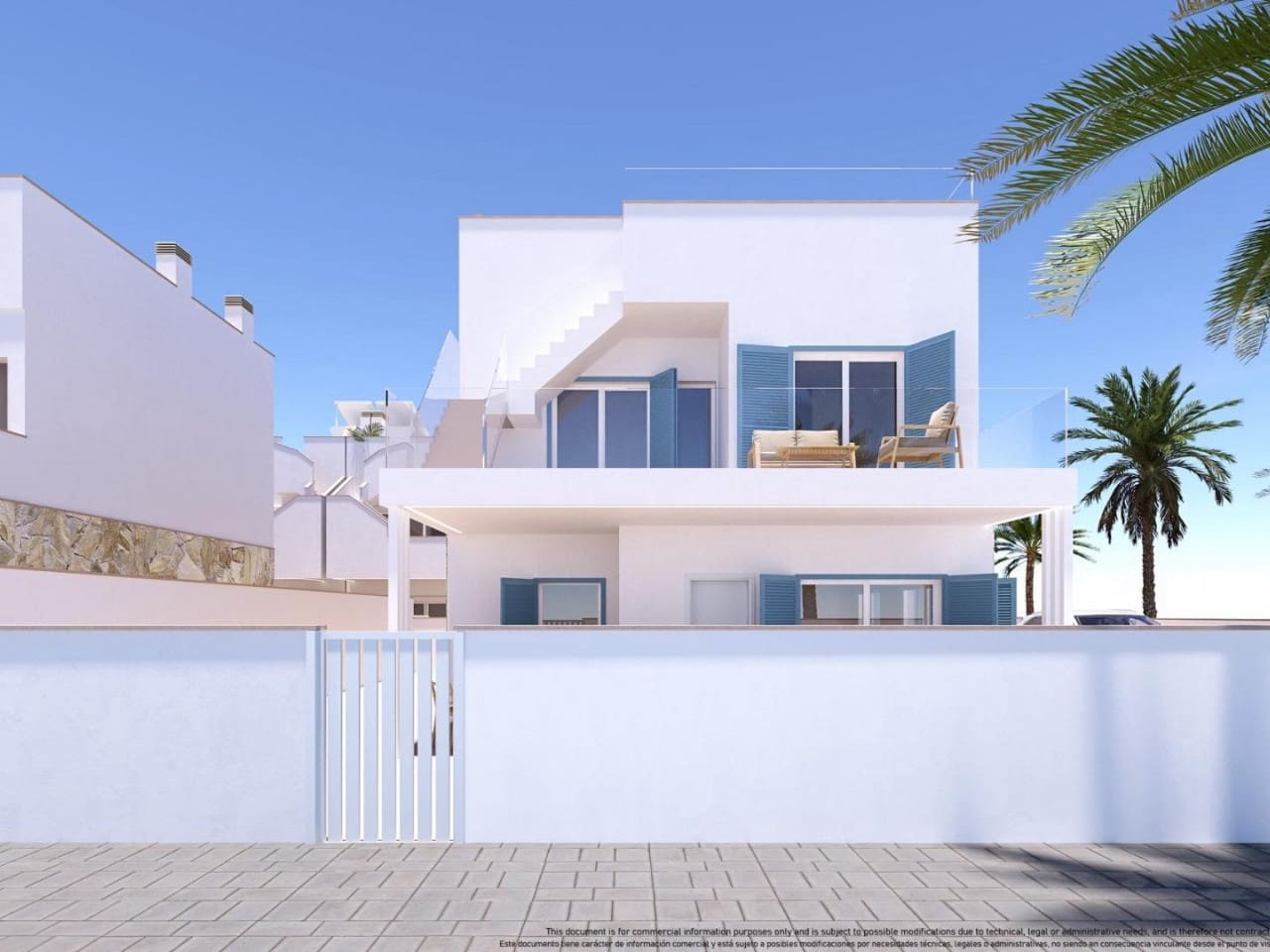 3 makuuhuone Huvila myytävänä paikassa Torre de la Horadada mukana uima-altaan - 385 000 € (Ref: 8515436)