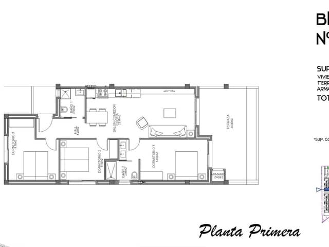 3 quarto Apartamento para venda em El Raso, Guardamar del Segura com piscina garagem - 235 000 € (Ref: 8515458)