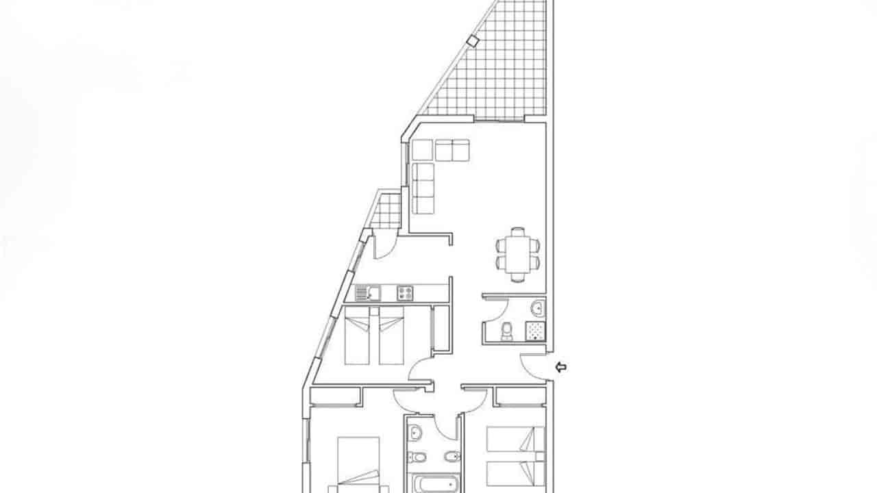 3 sovrum Lägenhet till salu i Orihuela Costa med pool garage - 260 000 € (Ref: 8534968)