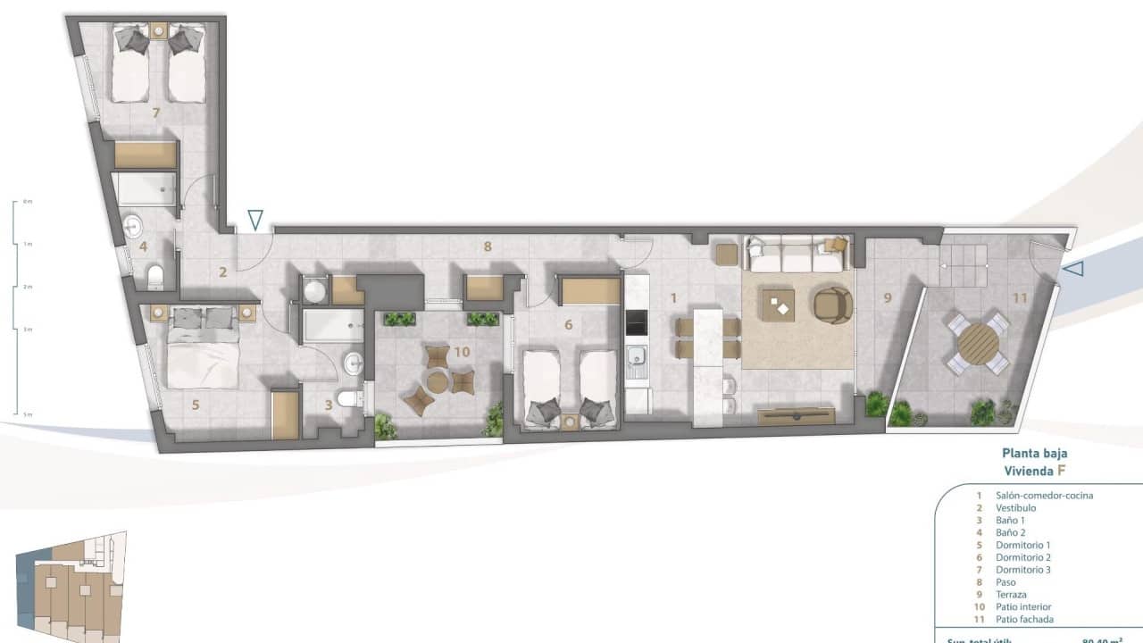 3 chambre Appartement à vendre à Lo Pagan avec piscine - 510 000 € (Ref: 8564669)