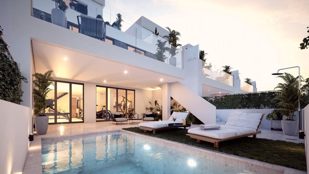 Chalet de 3 habitaciones en Los Alcázares en venta con piscina - 720.000 € (Ref: 8565849)