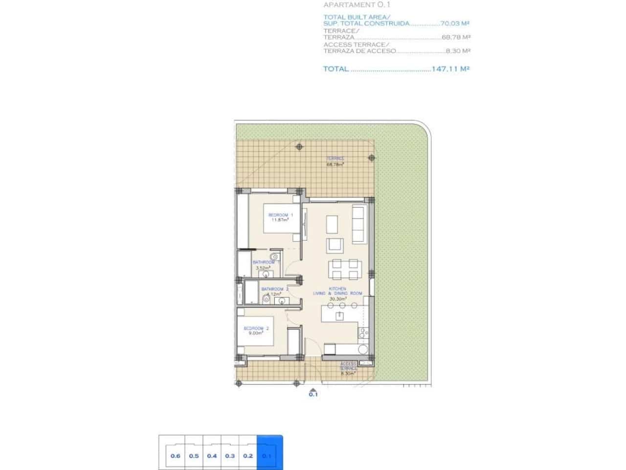 2 chambre Appartement à vendre à Los Alcazares avec piscine garage - 265 000 € (Ref: 8572337)