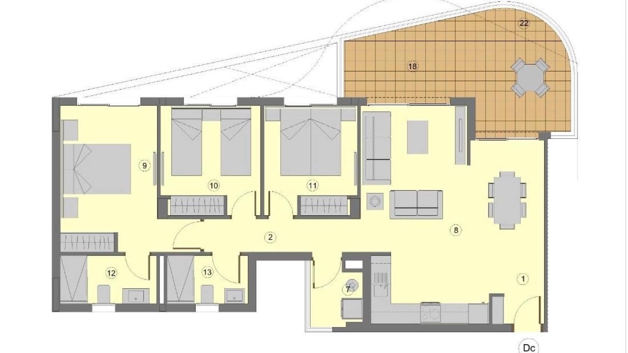 3 bedroom Apartment for sale in Punta Prima with pool - € 470,000 (Ref: 8573019)