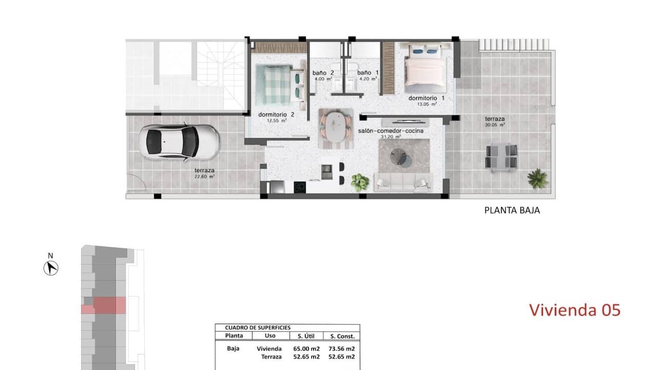 2 soveværelse Villa til salg i Pilar de la Horadada med swimmingpool garage - € 304.900 (Ref: 8579786)
