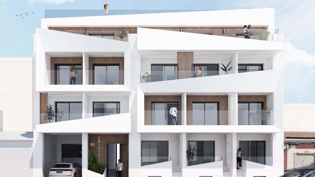 2 quarto Apartamento para venda em Torrevieja com piscina - 260 000 € (Ref: 8594945)