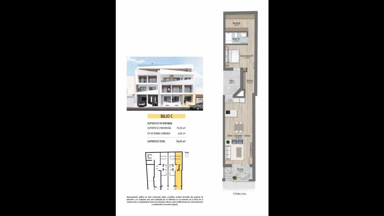 1 sovrum Lägenhet till salu i Torrevieja med pool - 219 000 € (Ref: 8594946)