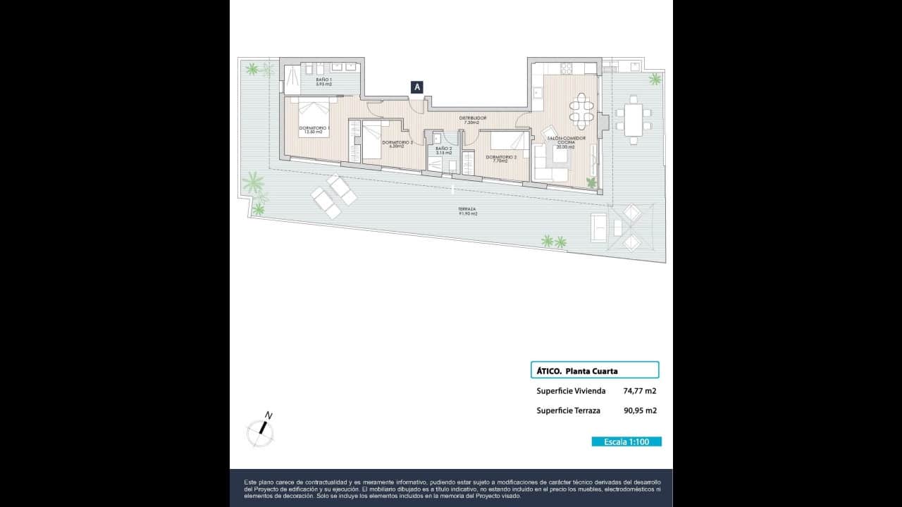 3 Zimmer Apartment zu verkaufen in Torrevieja mit Pool - 464.000 € (Ref: 8616700)