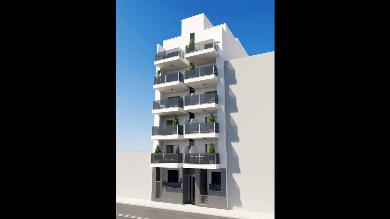 3 makuuhuone Huoneisto myytävänä paikassa Torrevieja mukana uima-altaan - 309 000 € (Ref: 8644775)