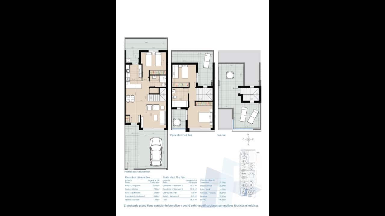 3 Zimmer Haus zu verkaufen in Torre de la Horadada mit Pool - 429.900 € (Ref: 8668116)