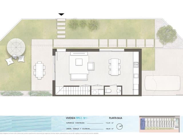 3 bedroom Villa for sale in Pilar de la Horadada ciudad, Pilar de la Horadada with pool - € 437,900 (Ref: 9233215)