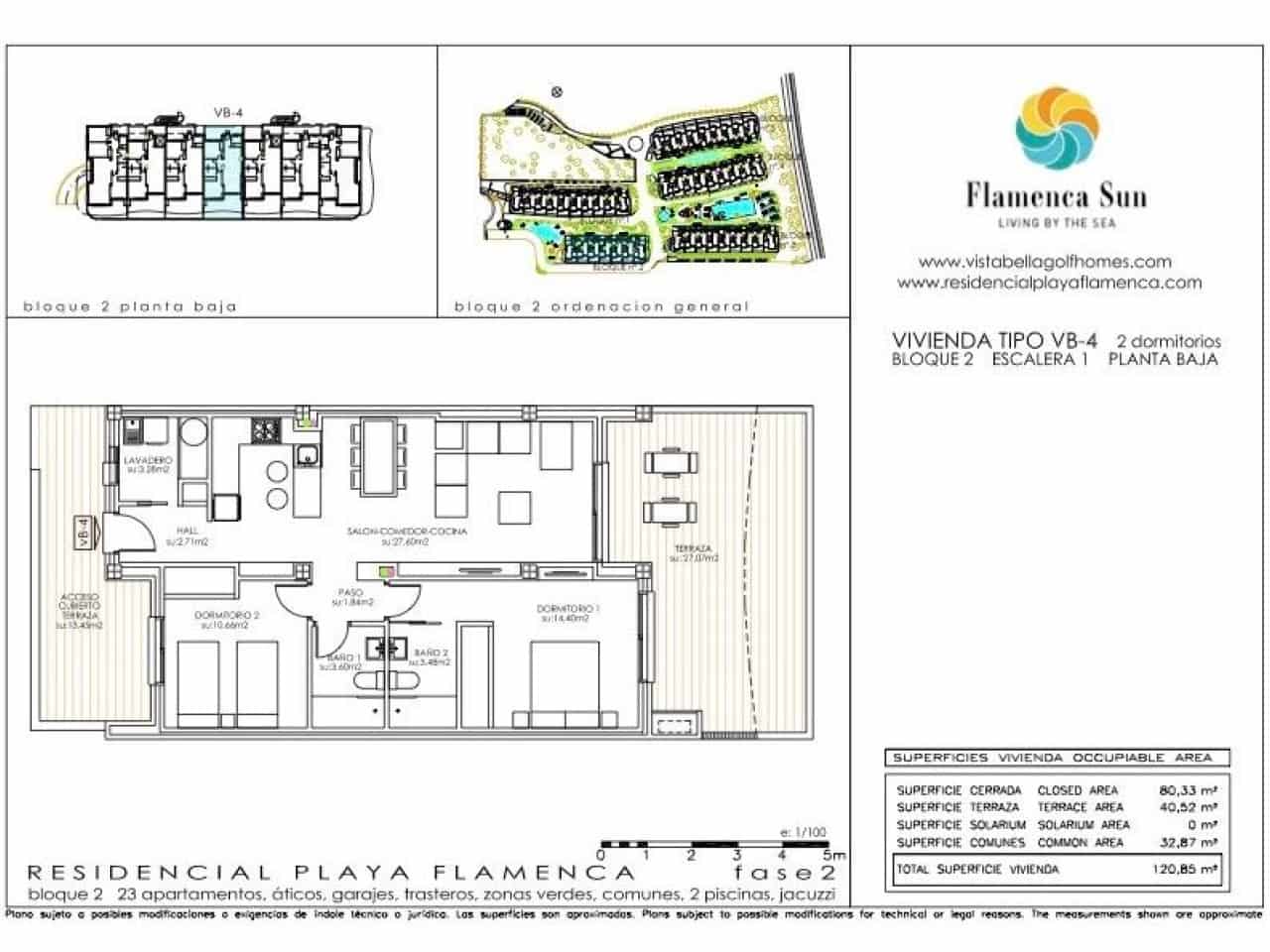 2 slaapkamer Appartement te koop in Playa Flamenca met zwembad - € 420.000 (Ref: 9233224)