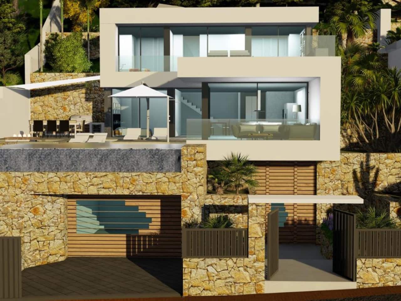 4 quarto Moradia para venda em Calpe / Calp com piscina - 1 550 000 € (Ref: 9233237)