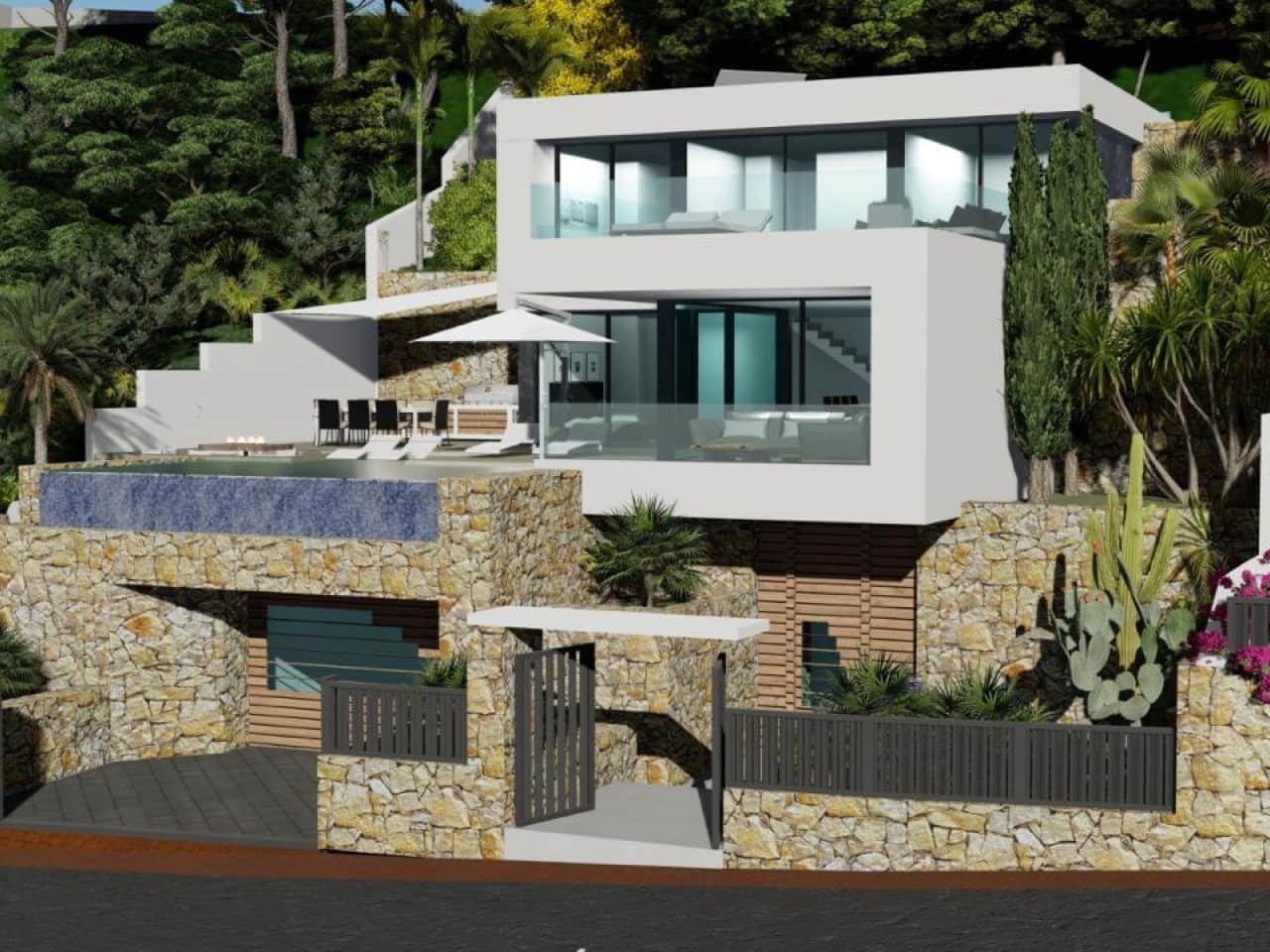 4 quarto Moradia para venda em Calpe / Calp com piscina - 1 550 000 € (Ref: 9233237)