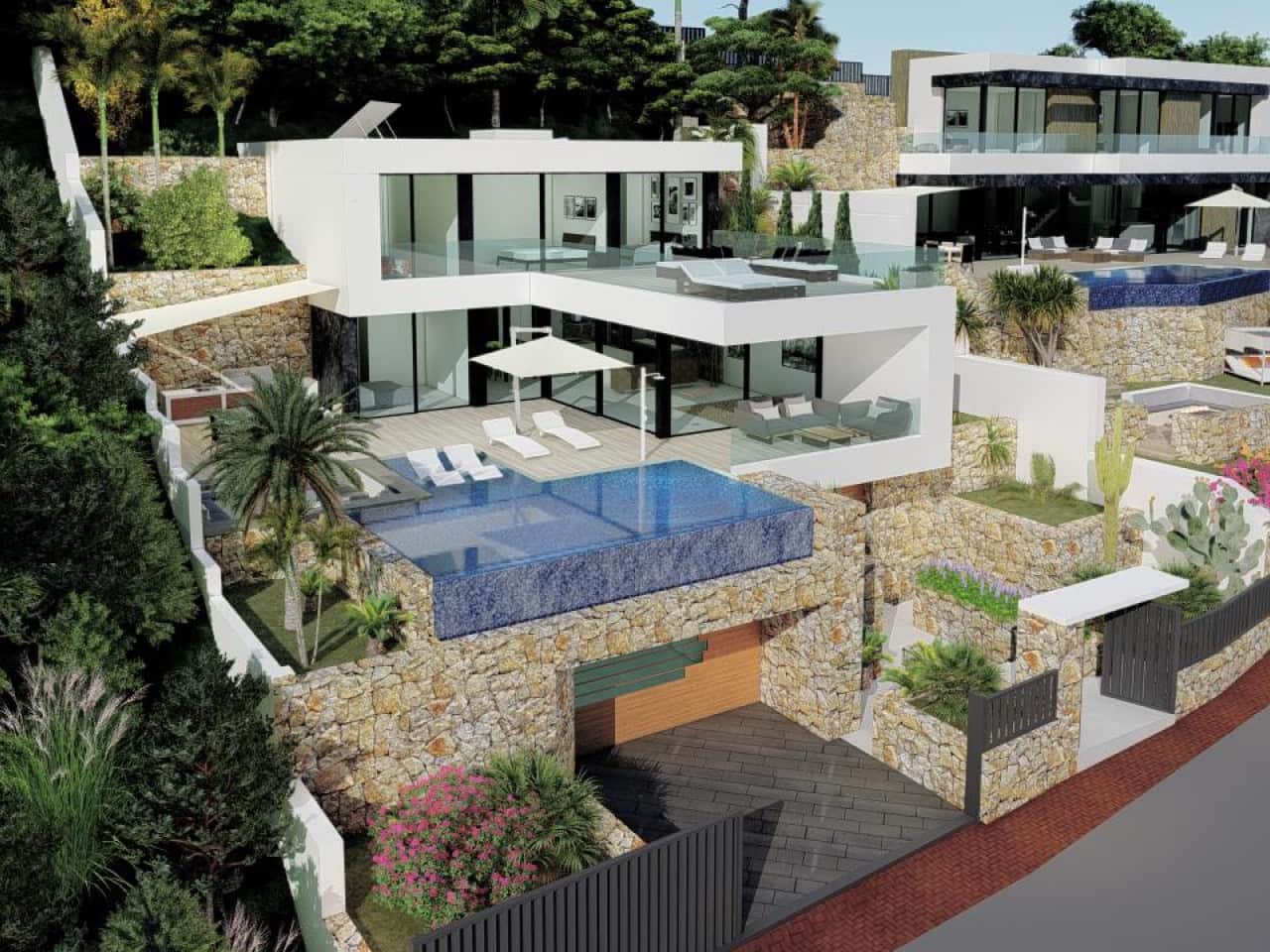 4 quarto Moradia para venda em Calpe / Calp com piscina - 1 550 000 € (Ref: 9233237)