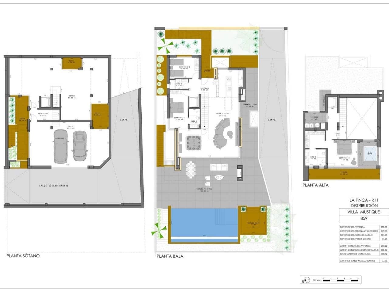 3 sovrum Villa till salu i Algorfa med pool - 1 455 000 € (Ref: 9233252)