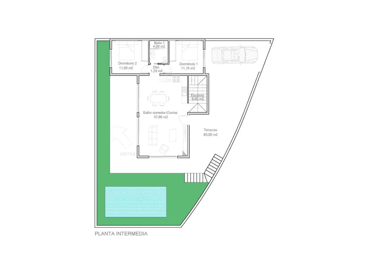 3 chambre Villa/Maison à vendre à Ciudad Quesada avec piscine - 598 000 € (Ref: 9233278)