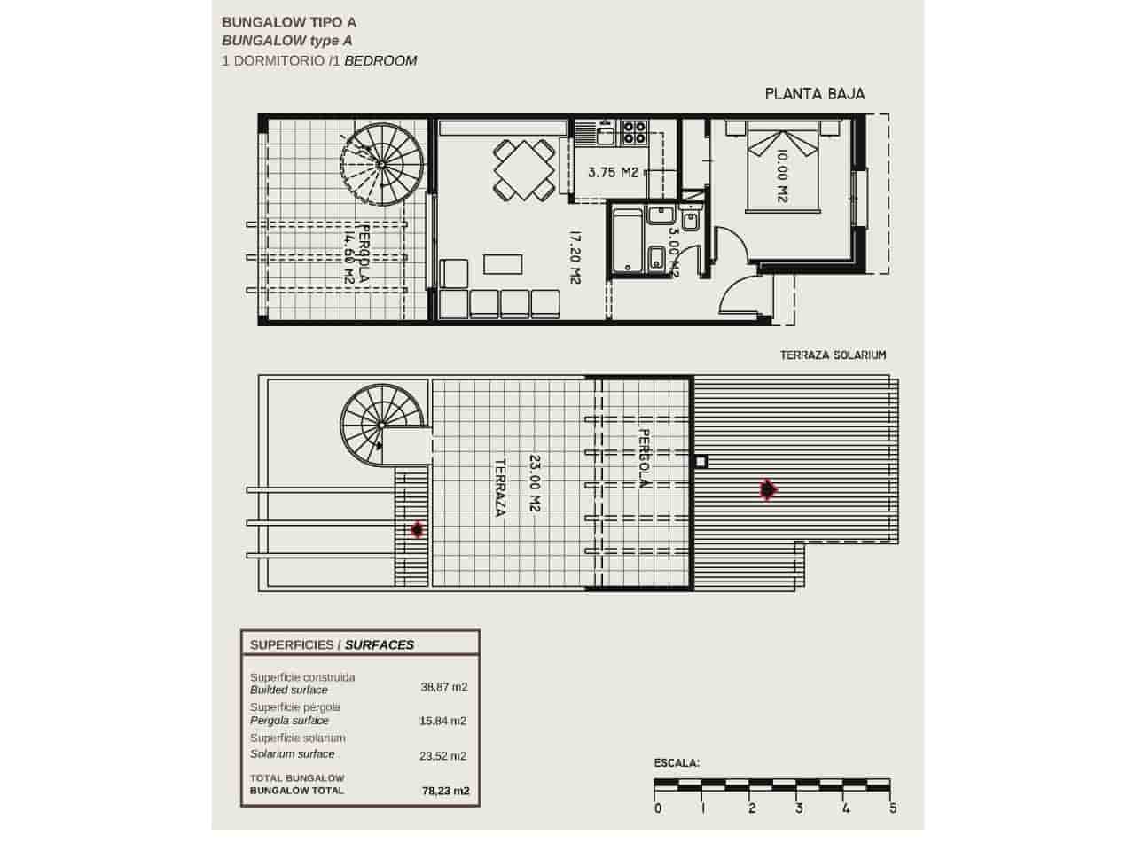 1 sypialnia Willa na sprzedaż w Calpe / Calp z basenem garażem - 200 000 € (Ref: 9233290)