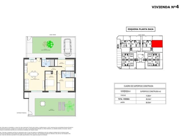 3 slaapkamer Villa te koop in Pilar de la Horadada ciudad, Pilar de la Horadada met zwembad - € 289.900 (Ref: 9233307)