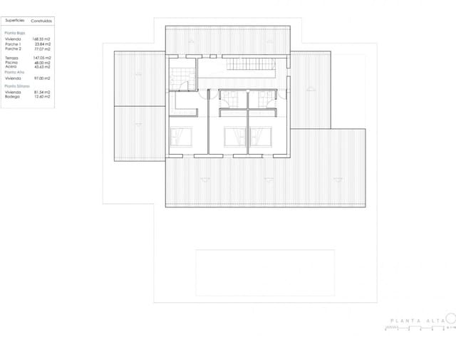 4 sovrum Villa till salu i Teulada Pueblo, Teulada-Moraira med pool - 1 795 000 € (Ref: 9233308)