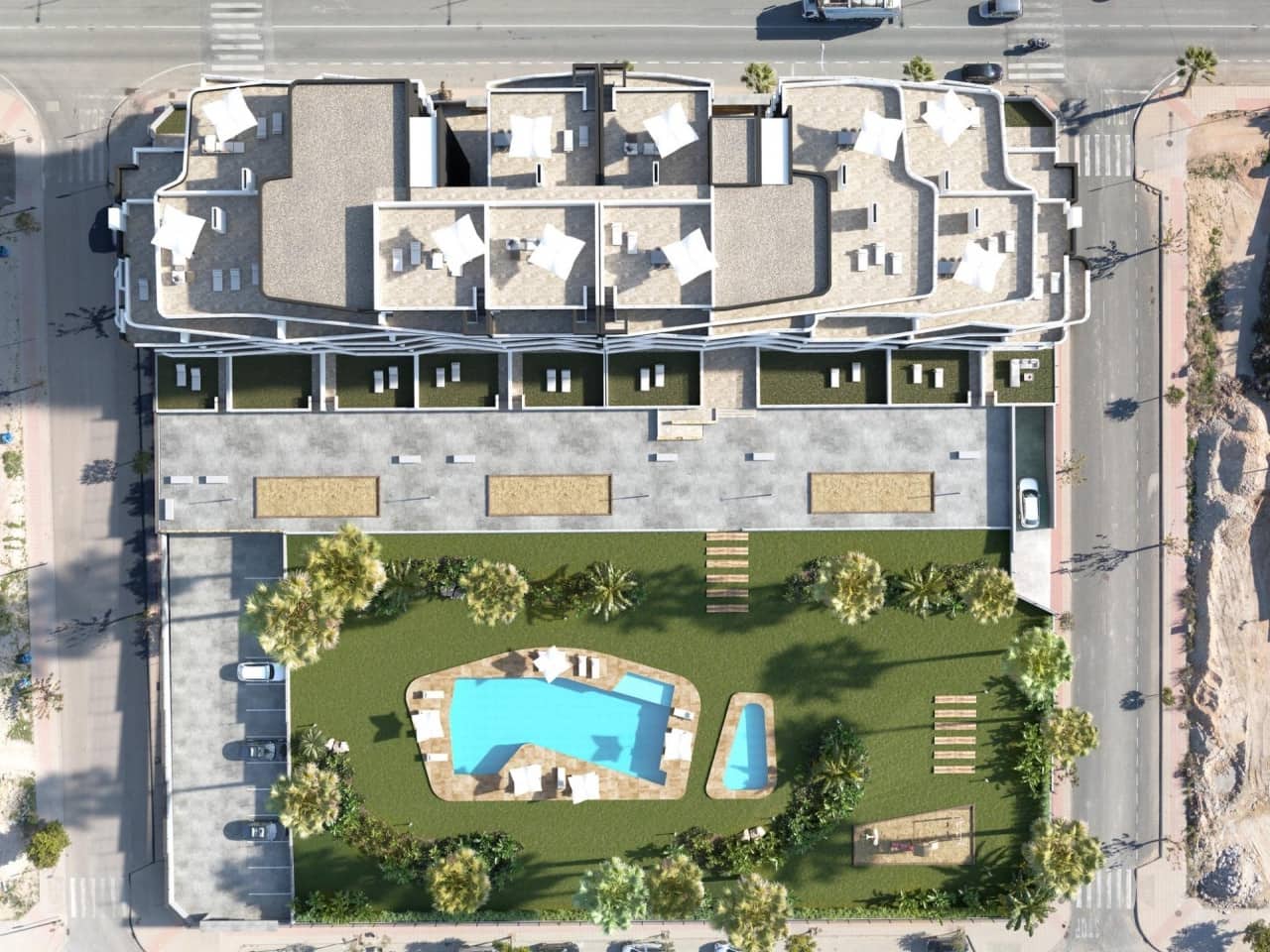 2 sovrum Lägenhet till salu i San Miguel de Salinas med pool - 239 000 € (Ref: 9233314)