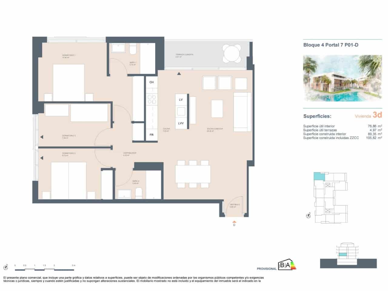 3 slaapkamer Appartement te koop in Javea / Xabia met zwembad - € 380.500 (Ref: 9233318)