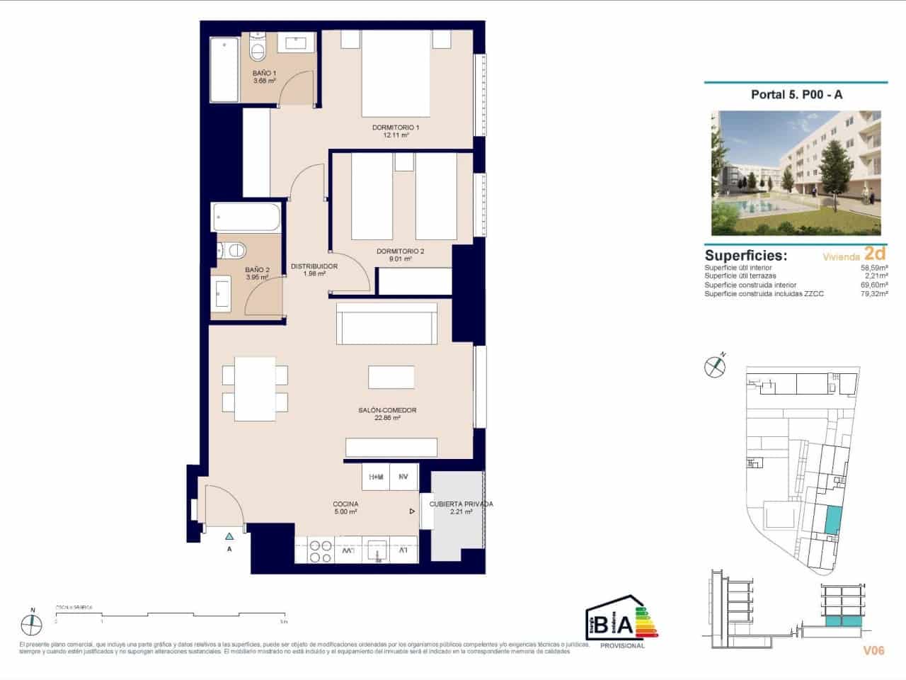 2 soverom Leilighet til salgs i Alicante by med svømmebasseng - € 250 500 (Ref: 9233404)