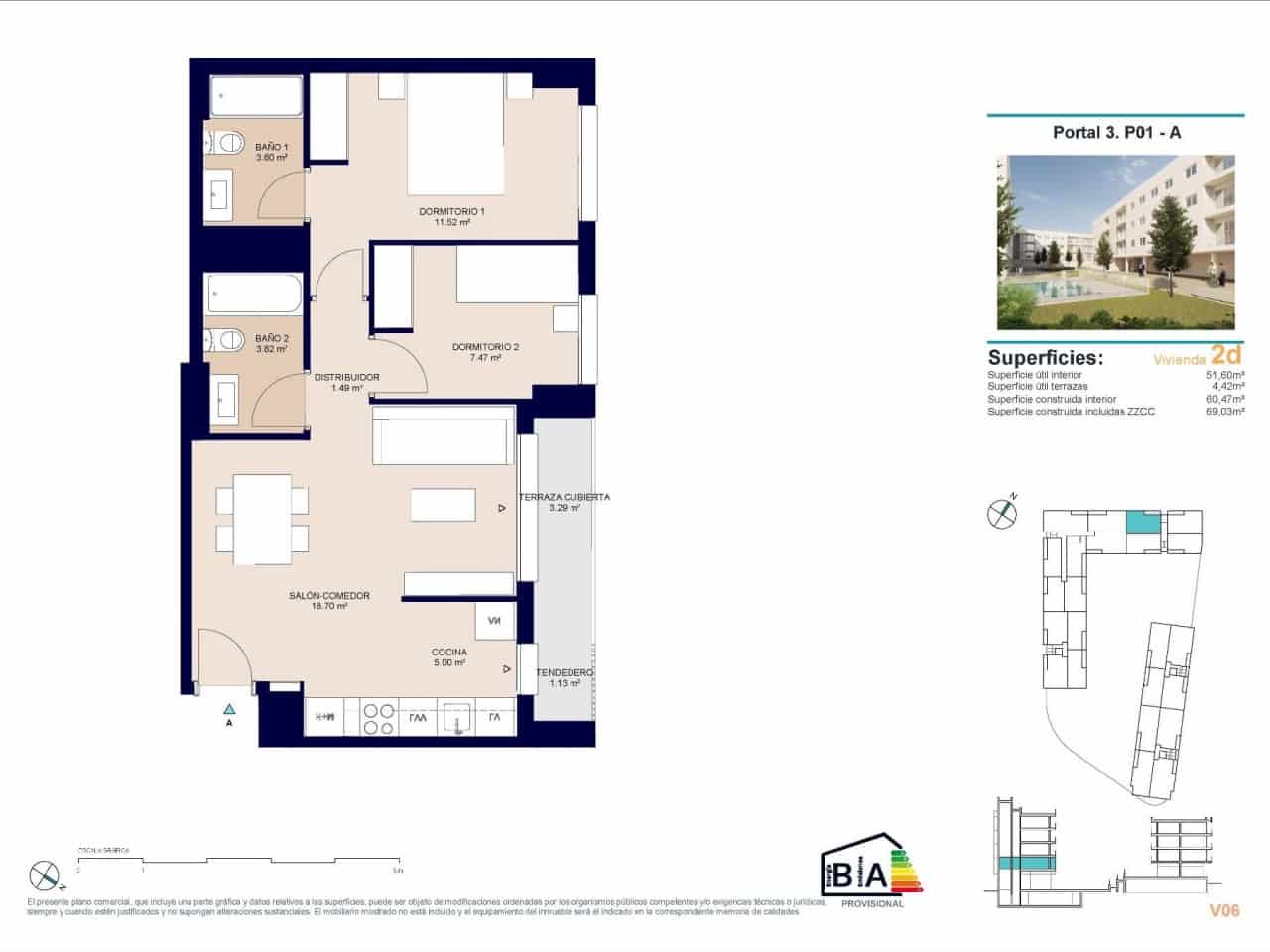 2 camera da letto Appartamento in vendita in Alicante citta con piscina - 239.500 € (Rif: 9233406)