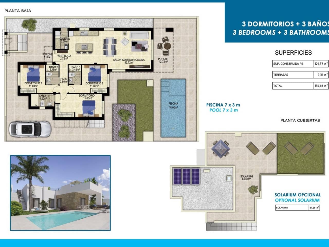 3 bedroom Villa for sale in Polop with pool garage - € 649,000 (Ref: 9233474)