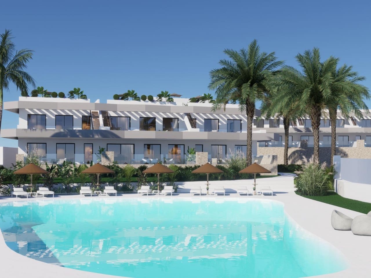 2 slaapkamer Villa te koop in Finestrat met zwembad - € 399.900 (Ref: 9233490)