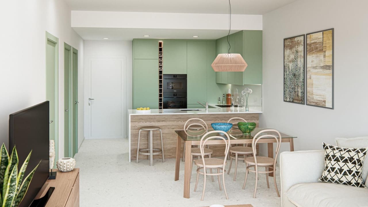 2 bedroom Apartment for sale in Los Alcazares with pool - € 299,000 (Ref: 9233521)