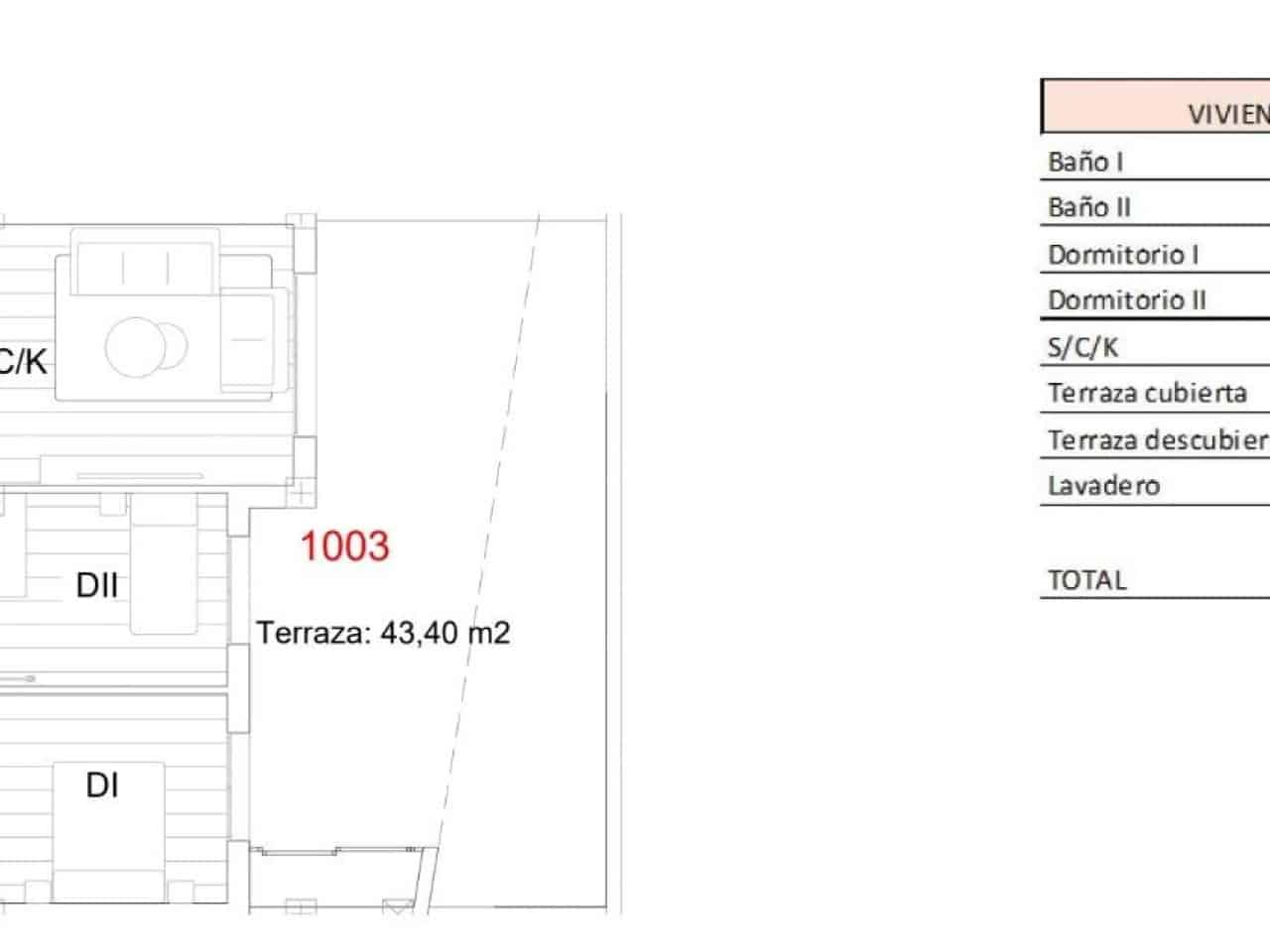 2 makuuhuone Huoneisto myytävänä paikassa San Miguel de Salinas mukana uima-altaan 
autotalli - 229 900 € (Ref: 9233535)