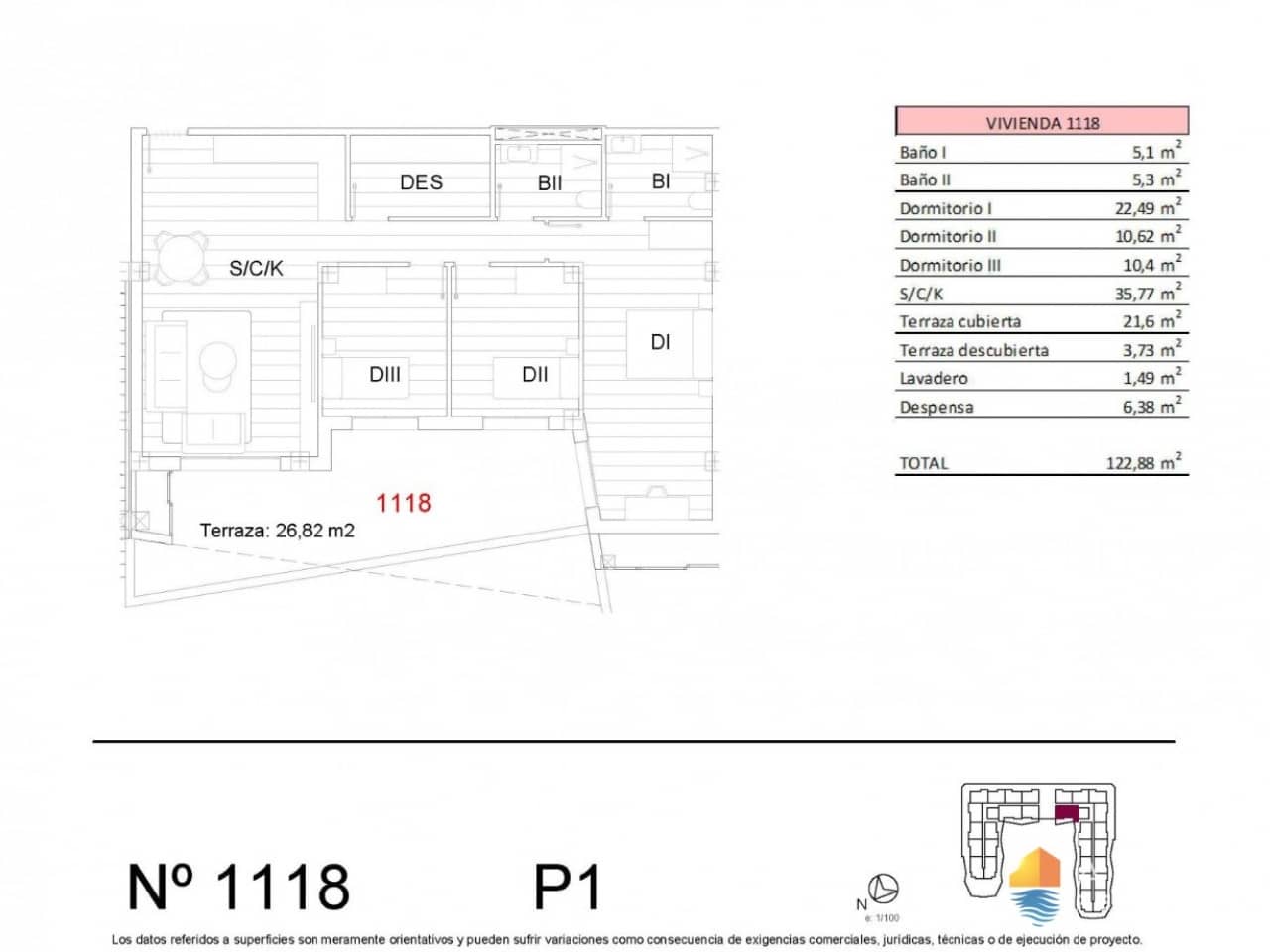 3 sovrum Lägenhet till salu i San Miguel de Salinas med pool - 289 900 € (Ref: 9233536)