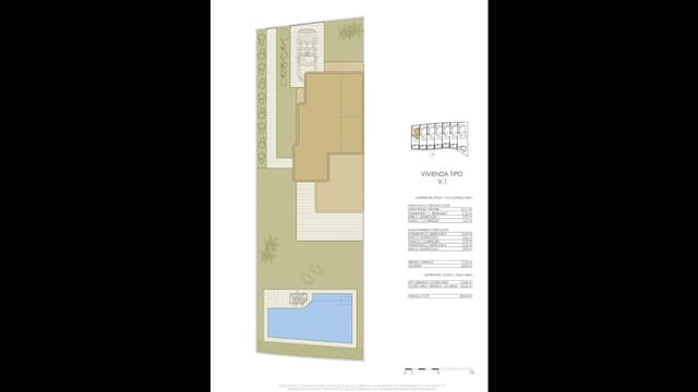 3 sovrum Villa till salu i Pinar de Campoverde, Pilar de la Horadada med pool - 499 000 € (Ref: 9233561)