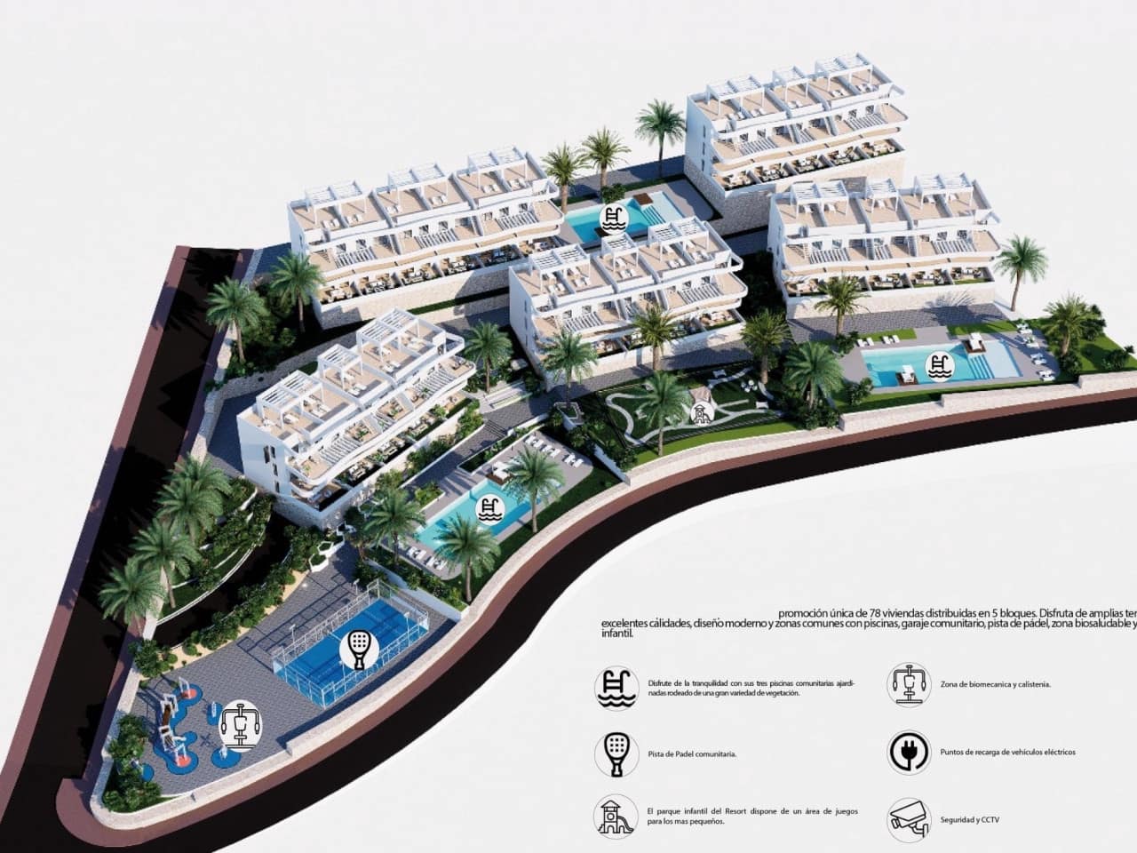 2 quarto Apartamento para venda em Finestrat com piscina - 369 900 € (Ref: 9233585)