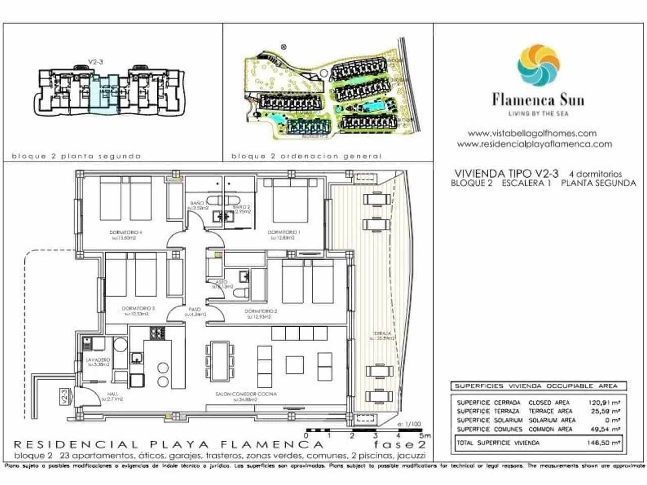 3 slaapkamer Appartement te koop in Playa Flamenca met zwembad - € 469.000 (Ref: 9233621)