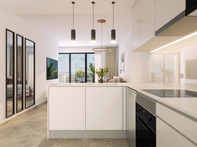 1 quarto Apartamento para venda em Las Piscinas Naturales, Torrevieja com piscina - 195 000 € (Ref: 9254470)