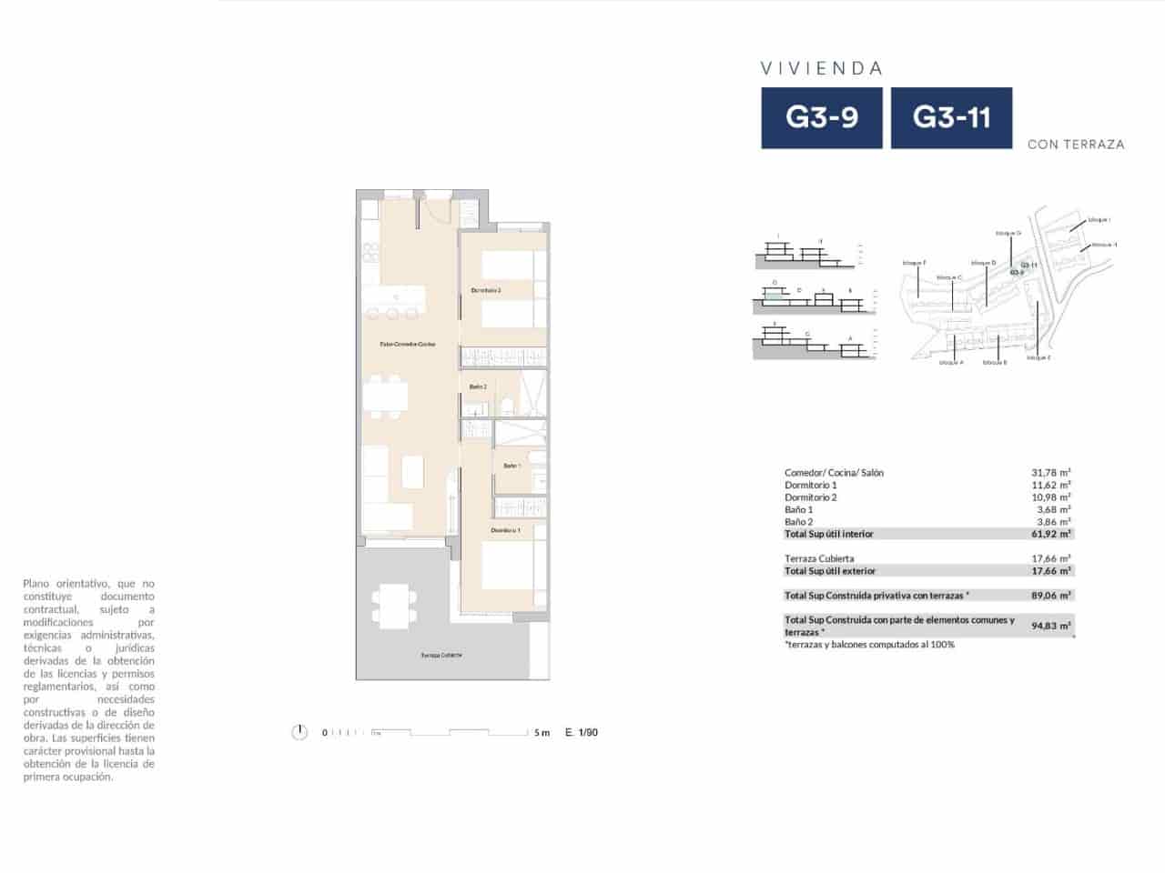 2 camera da letto Appartamento in vendita in Alfaz del Pi / L'Alfas del Pi con piscina - 287.000 € (Rif: 9254539)