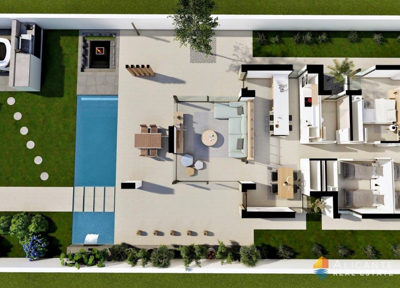 3 slaapkamer Villa te koop in San Fulgencio met zwembad - € 660.000 (Ref: 9337662)