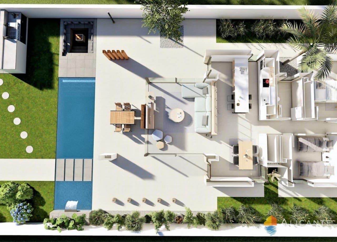 3 slaapkamer Villa te koop in San Fulgencio met zwembad - € 660.000 (Ref: 9337662)