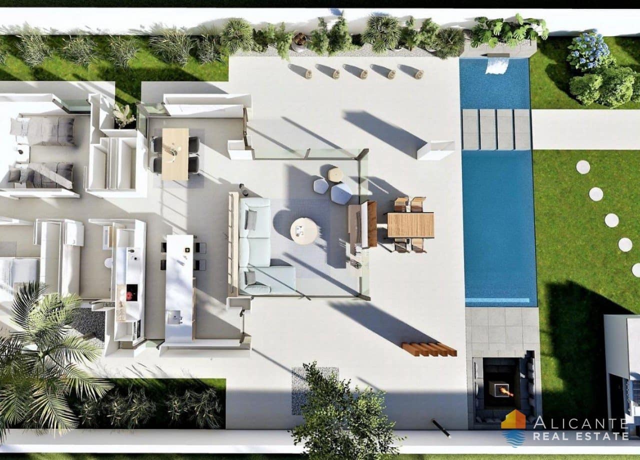 3 slaapkamer Villa te koop in San Fulgencio met zwembad - € 660.000 (Ref: 9337662)