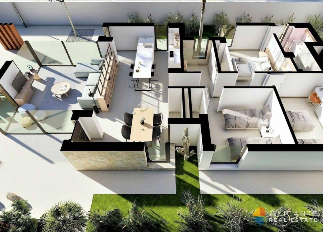 3 slaapkamer Villa te koop in San Fulgencio met zwembad - € 660.000 (Ref: 9337662)